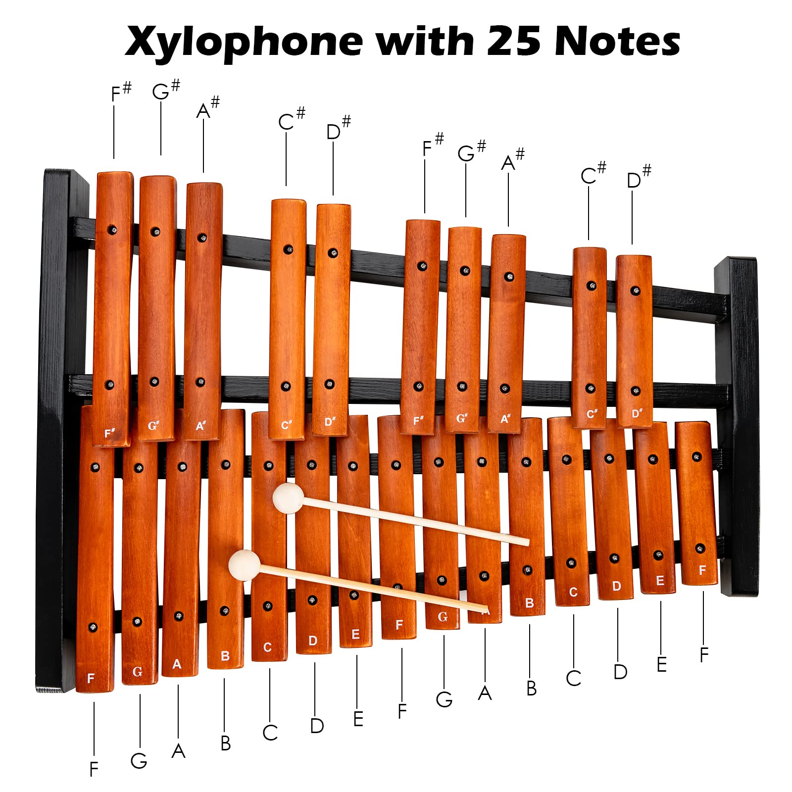 Giantex 25 Notes Xylophone Glockenspiel