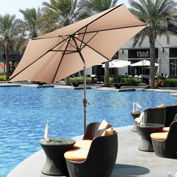 Buy 9ft Patio Umbrella with Base Stand