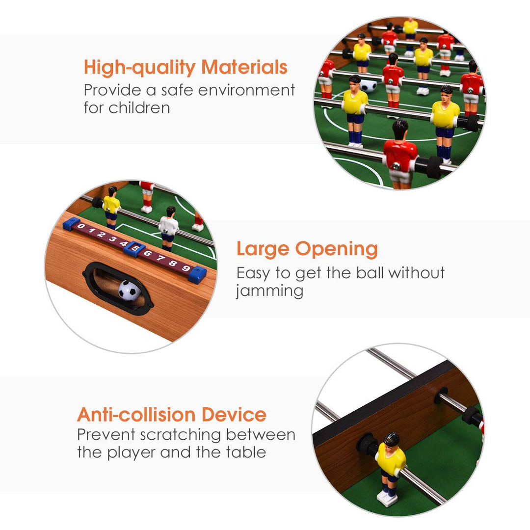 Giantex Multi Game Table, 2 in 1 Combo Mini Game Table Top w/ Soccer