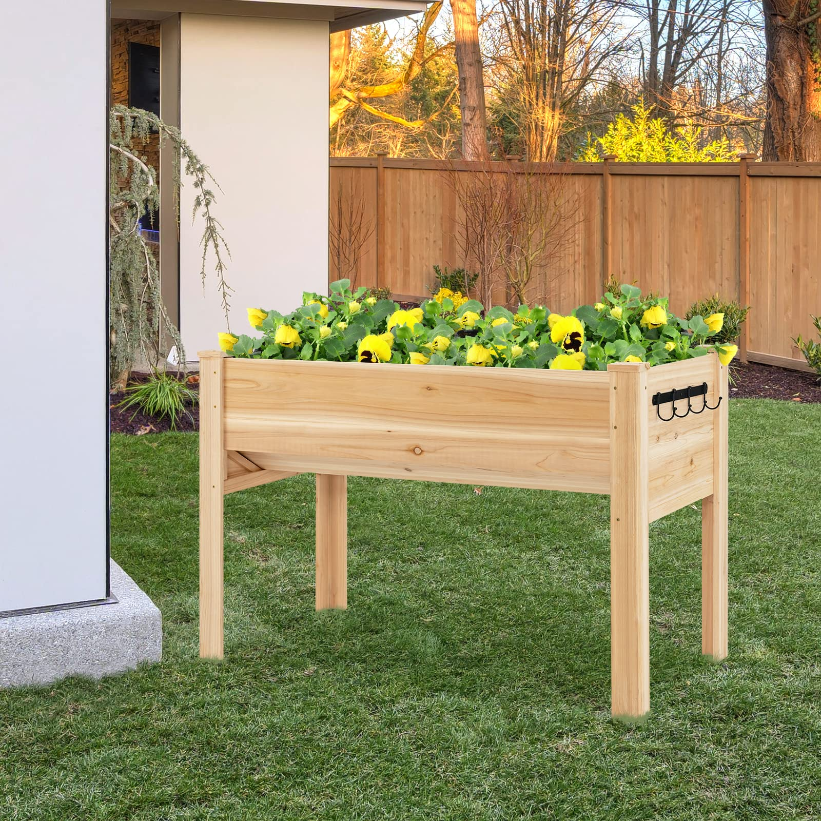 Giantex Planter Raised Bed, Garden Bed with Legs