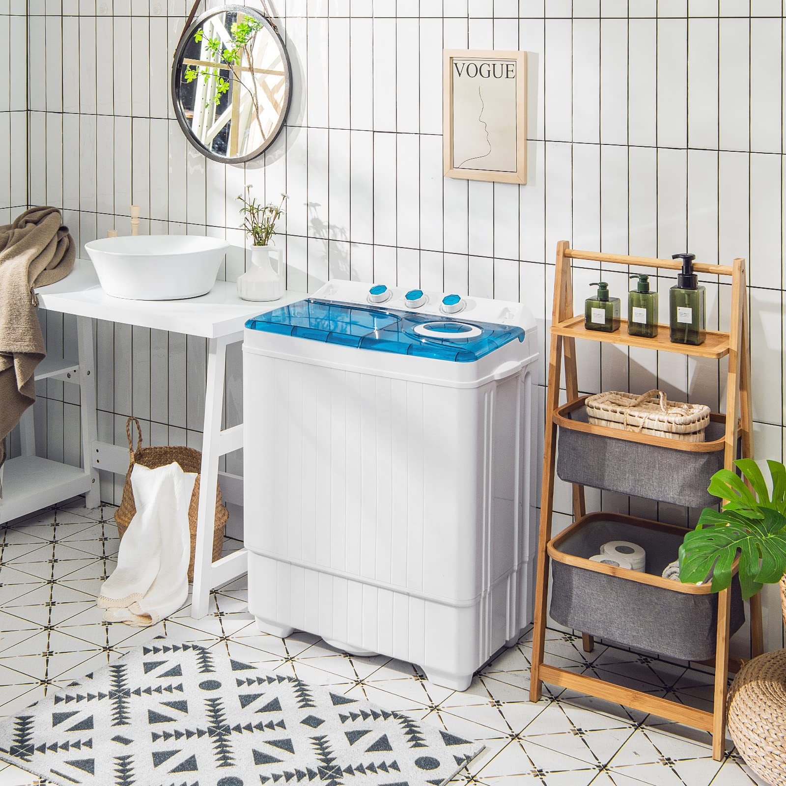 Portable Washing Machine w/Timer Control - Giantex