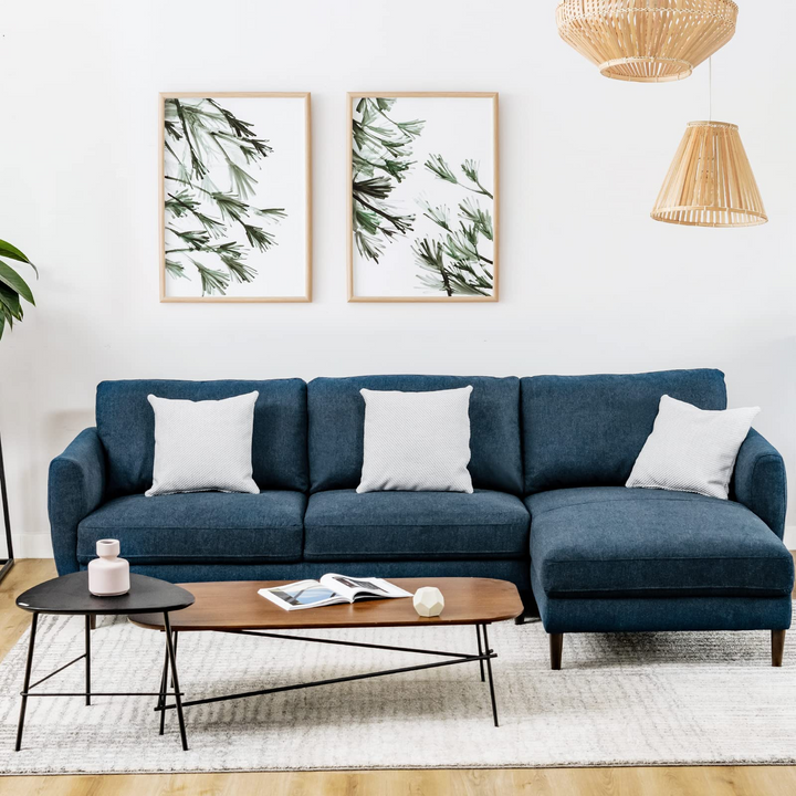 Giantex Sectional Sofa Couch Set, 3-Seat Sofa