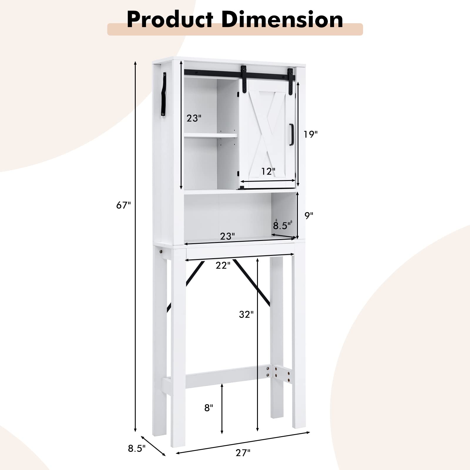 Giantex Over-The-Toilet Space Saver Cabinet