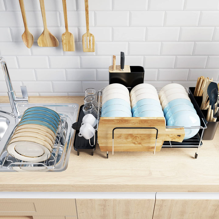 Dish Drying Rack, 2-Tier Dish Rack - Giantex