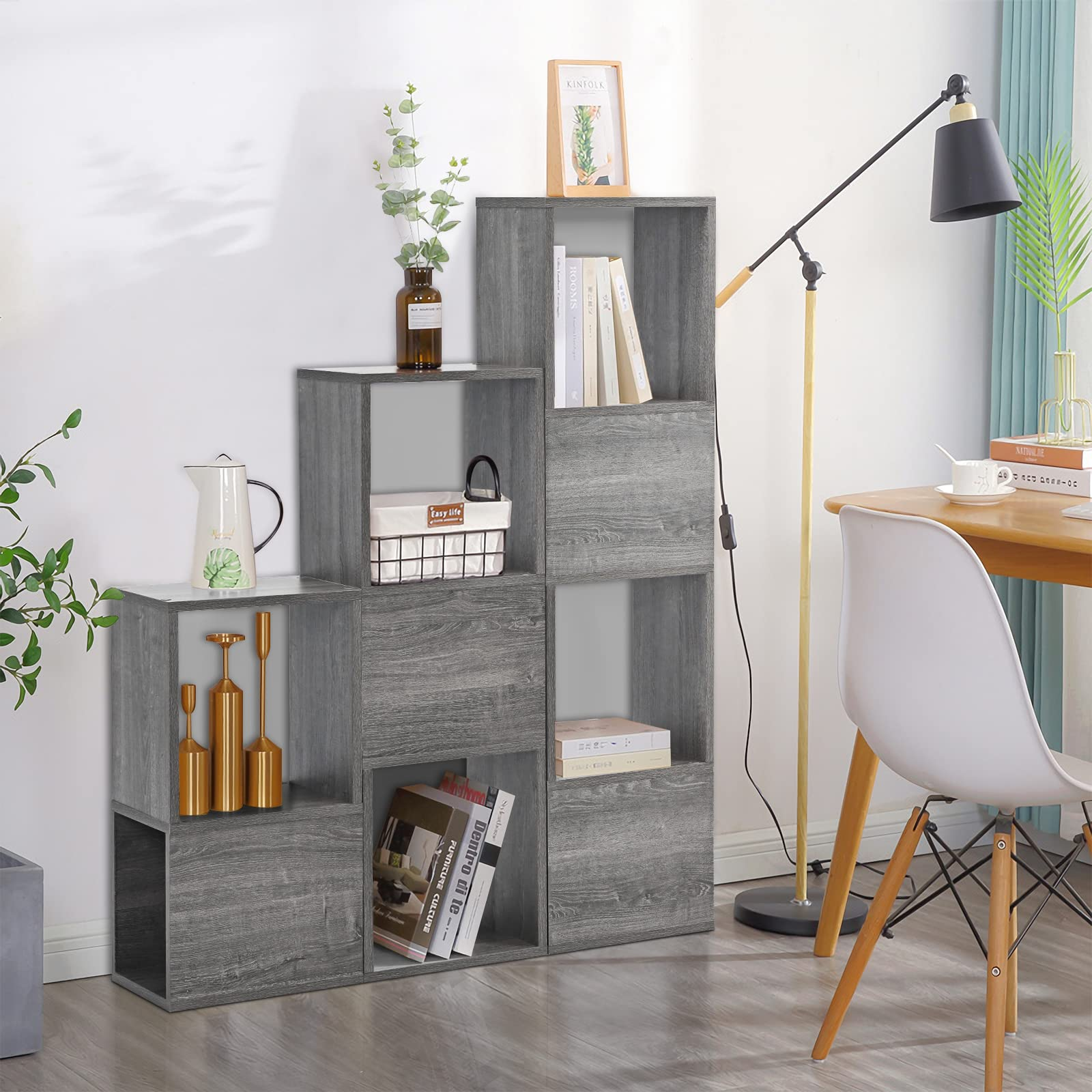 Giantex 9 Cube Storage Organizer, DIY Free Combination Bookcase
