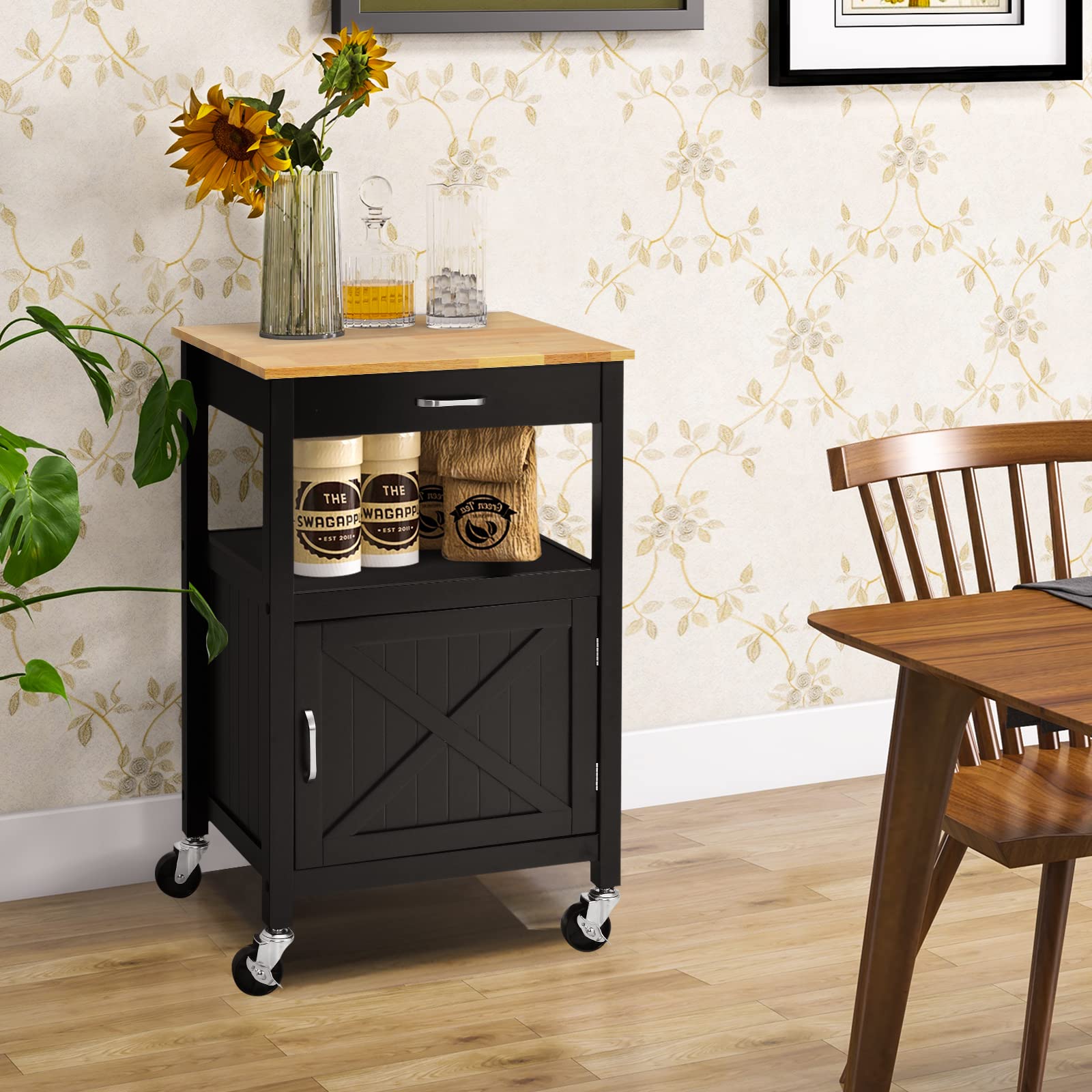 Giantex Kitchen Cart with Storage