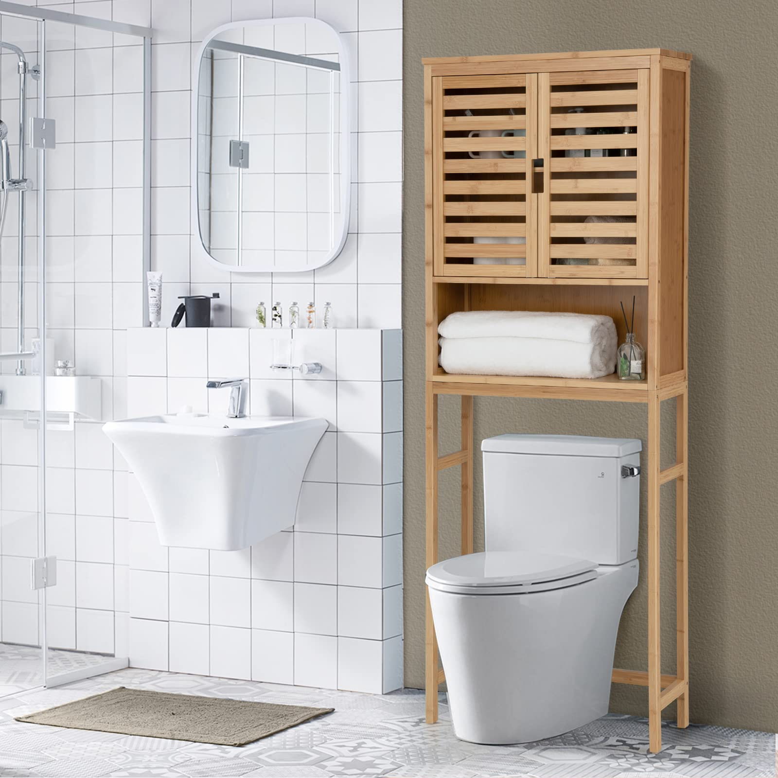 Giantex Over-The-Toilet Storage Cabinet