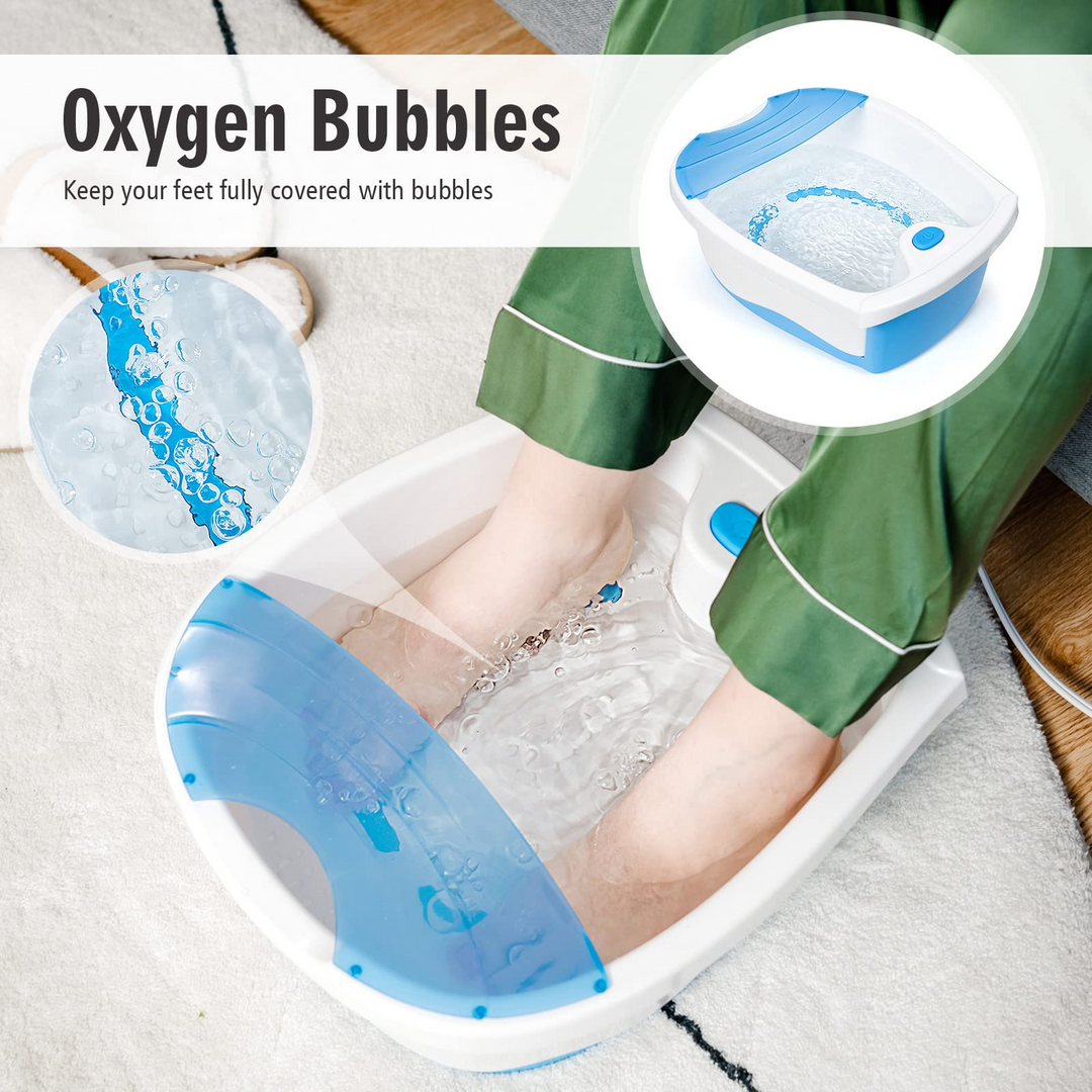 Giantex Foot Spa Bath W/Smooth Bubble Massage