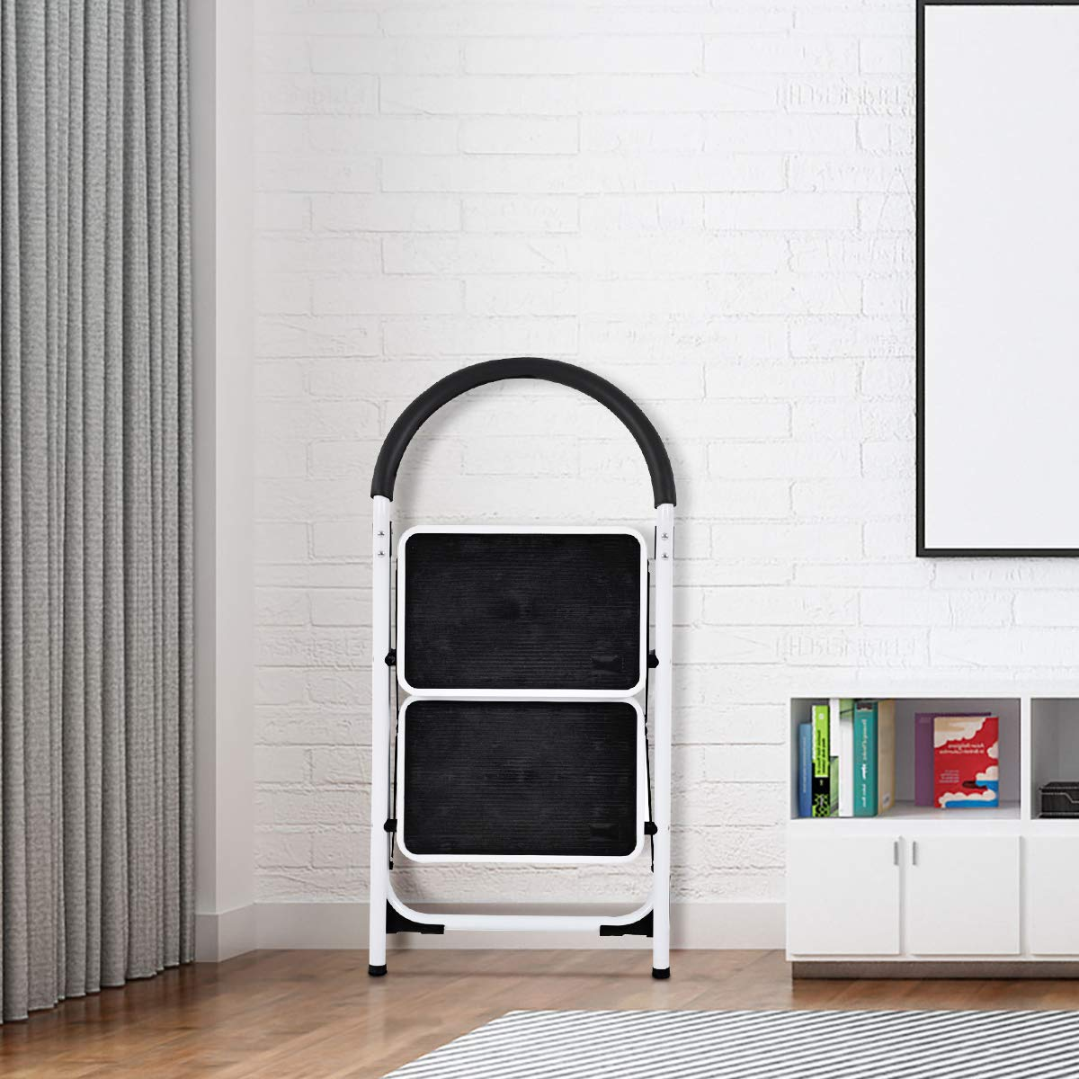 Giantex 2 Step Ladder Folding Step Stool Platform Home Kitchen Tool Multiuse Stepladder