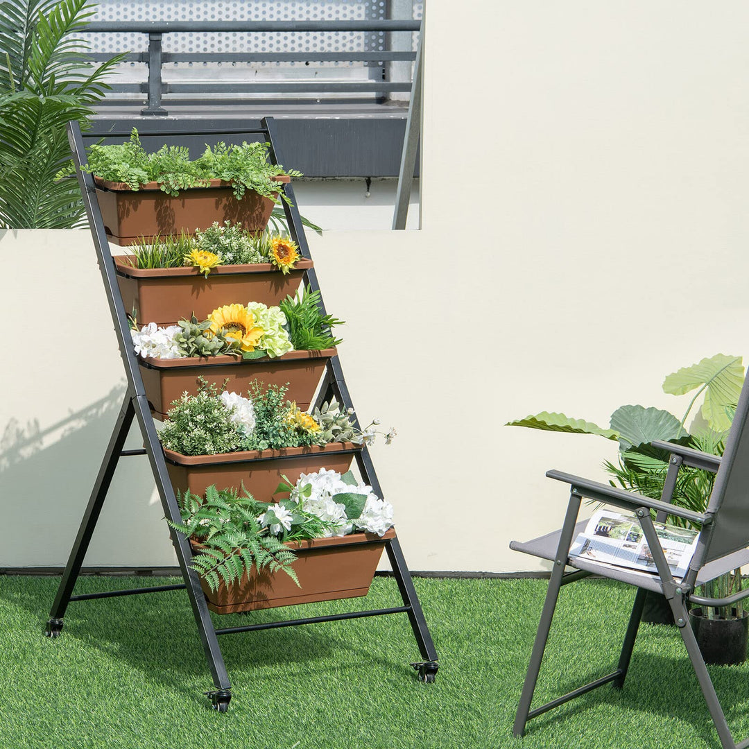 Giantex Vertical Planter Raised Bed on Wheels