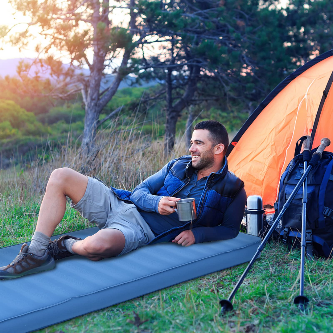 Lightweight Compact Air Mattress w/Carry Bag