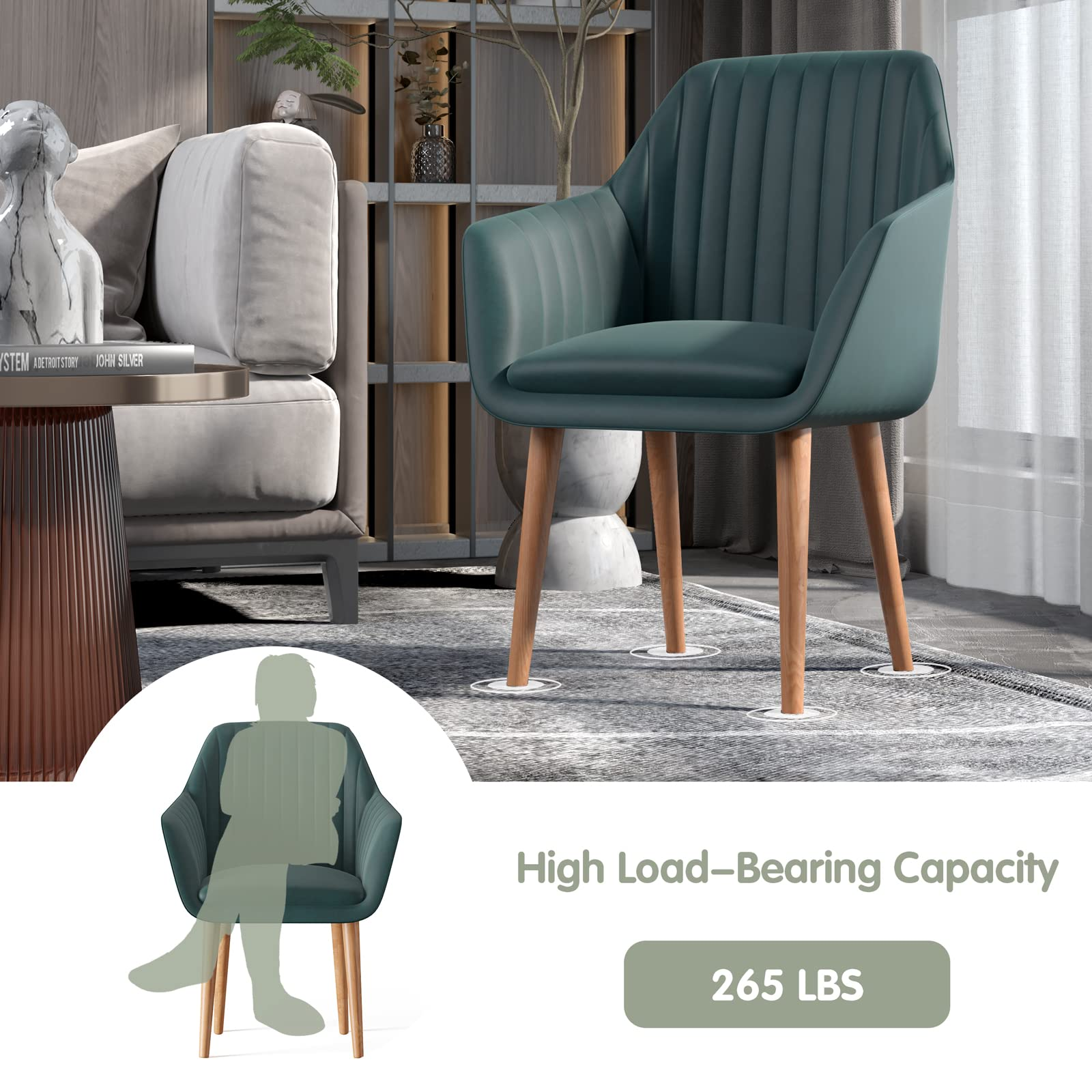 Giantex Upholstered Dining Chairs