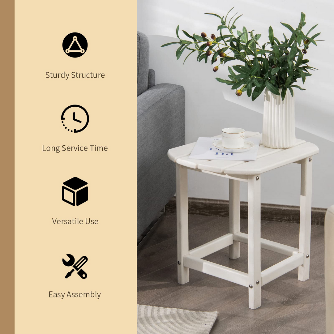 Side Table Outdoor Small Patio Table 18inch Adirondack Table