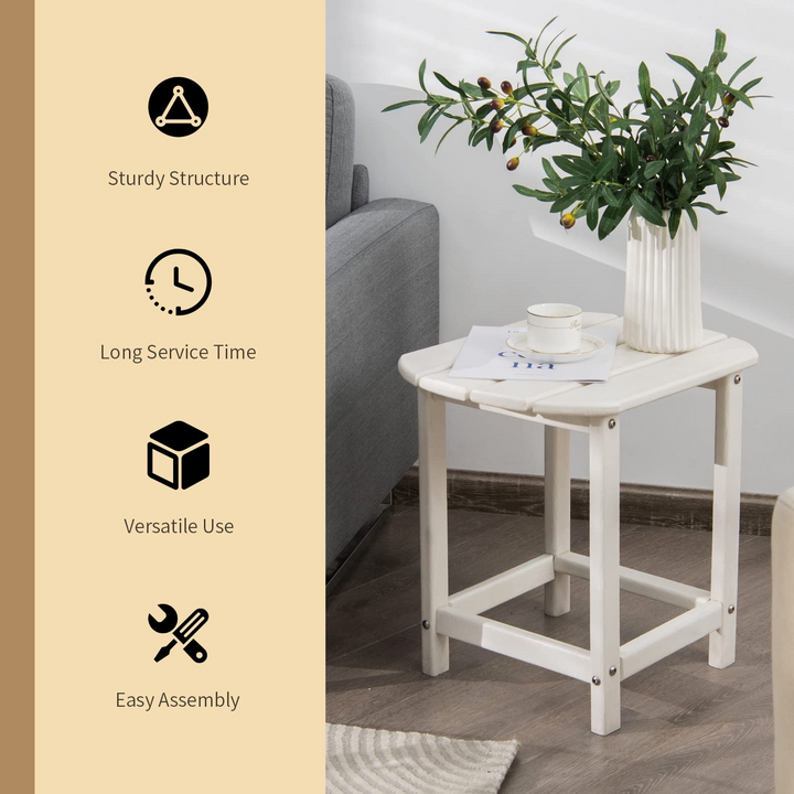 Side Table Outdoor Small Patio Table 18inch Adirondack Table