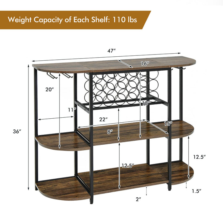 Giantex Wine Bar Cabinet