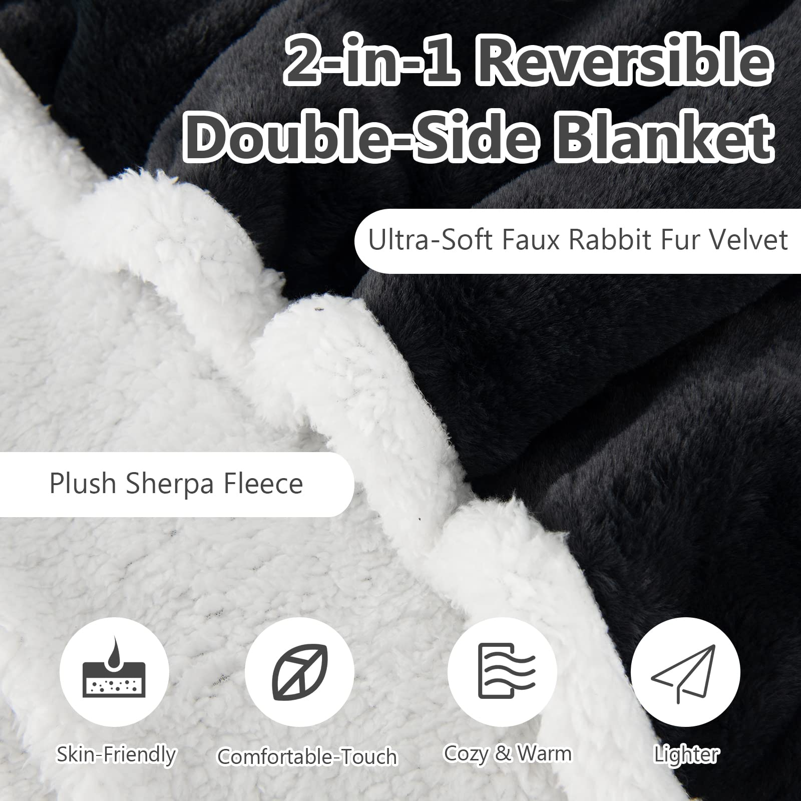 Giantex Heated Blanket 60'' x 50'' Electric Blanket Throw