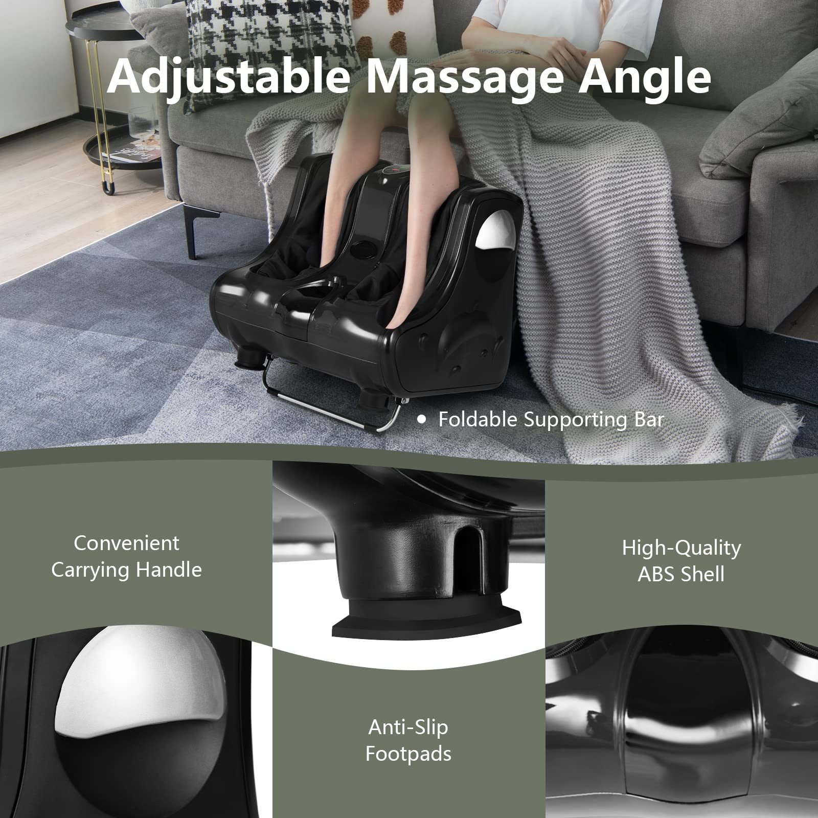 Giantex Foot and Calf Massager - Shiatsu Foot Massager Calf Massager