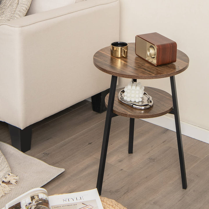 Giantex Round End Table Set