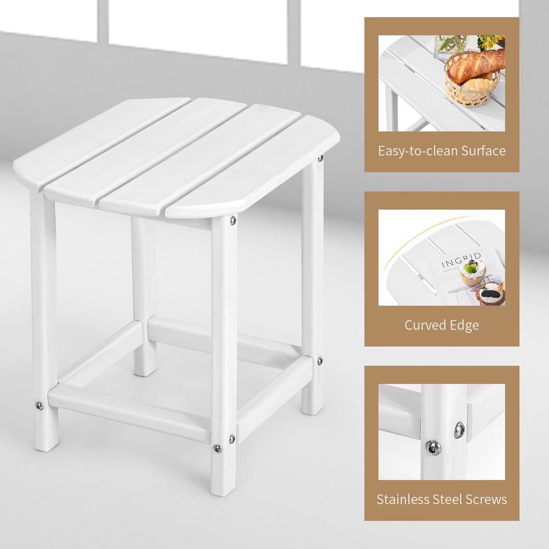 Side Table Outdoor Small Patio Table 18inch Adirondack Table