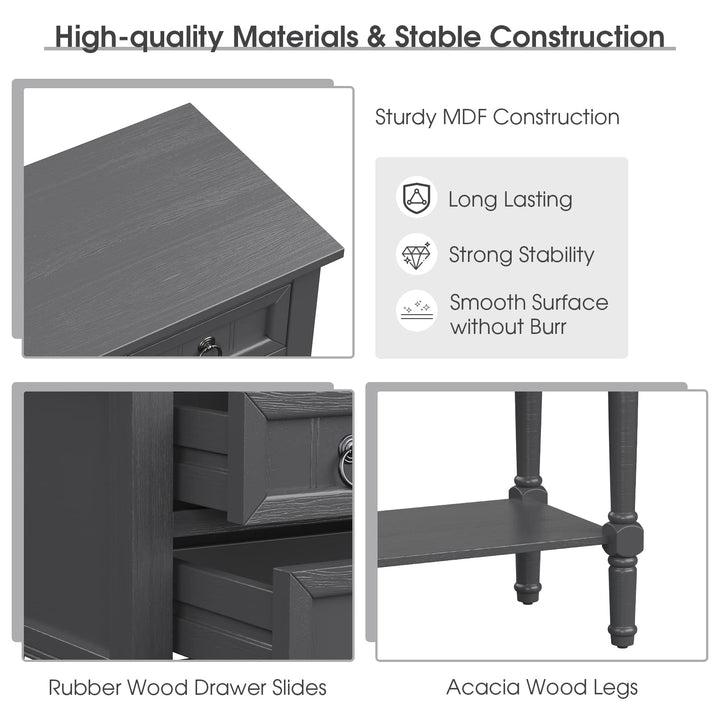 Giantex Console Table with Drawers