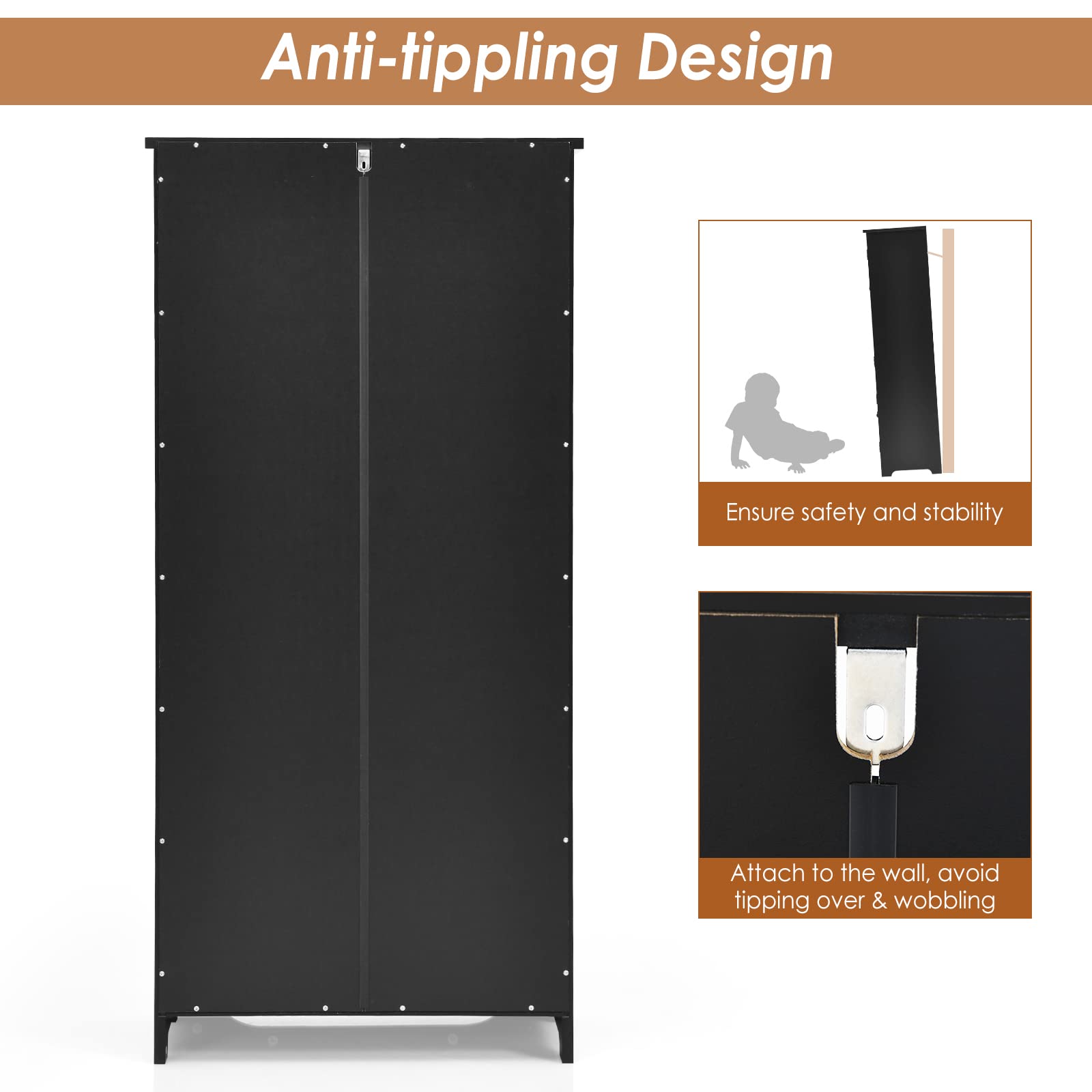 Kitchen Pantry Storage Cabinet, Wood Cupboard Organizer