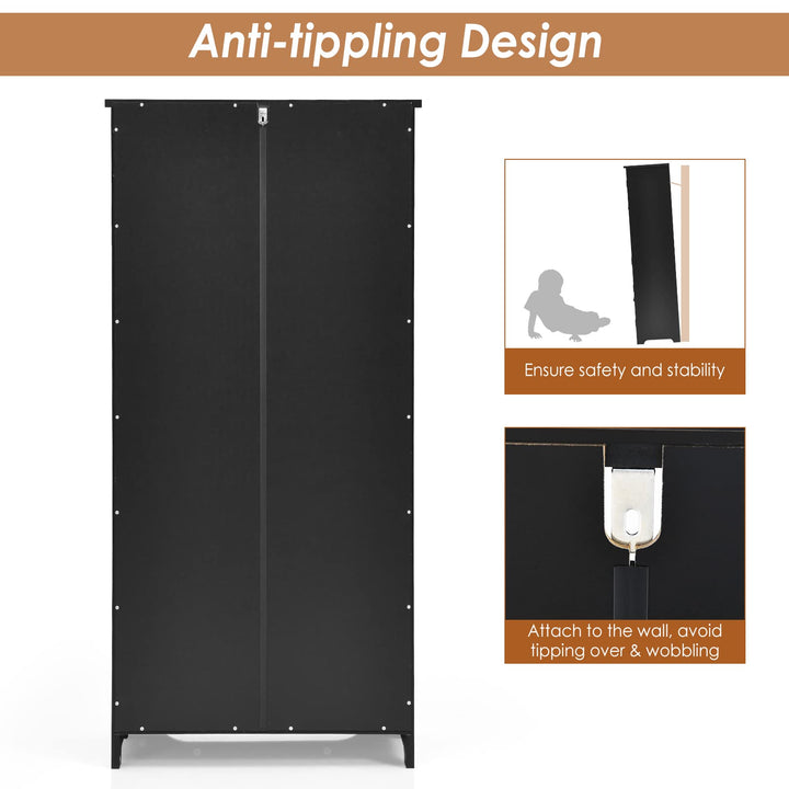 Kitchen Pantry Storage Cabinet, Wood Cupboard Organizer