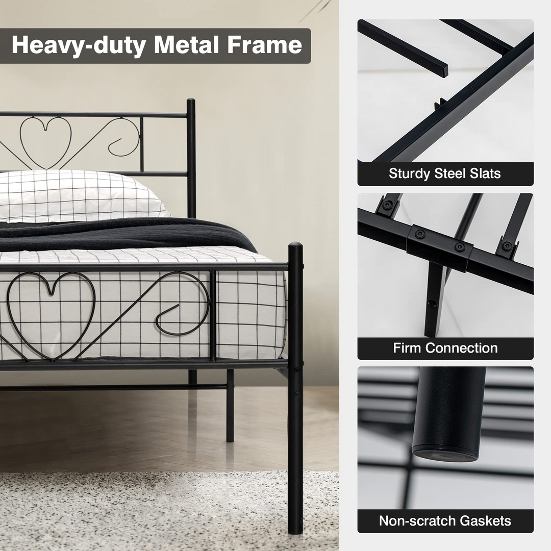 Giantex 12.5-Inch-High Twin XL Metal Bed Frame