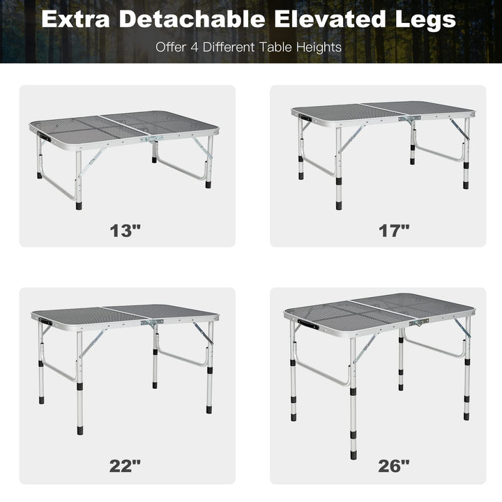 Folding Camping Table, Portable Picnic Table