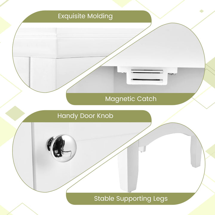Giantex Bathroom Tall Storage Cabinet