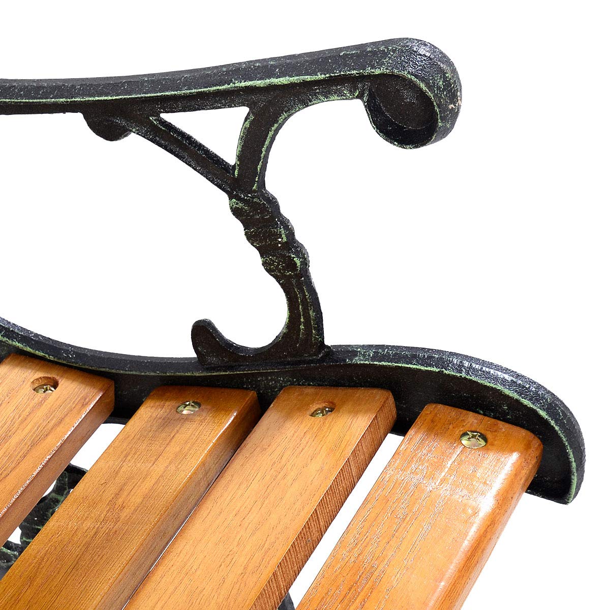 Giantex 50'' Patio Park Garden Bench, Weather Proof Porch Path Chair