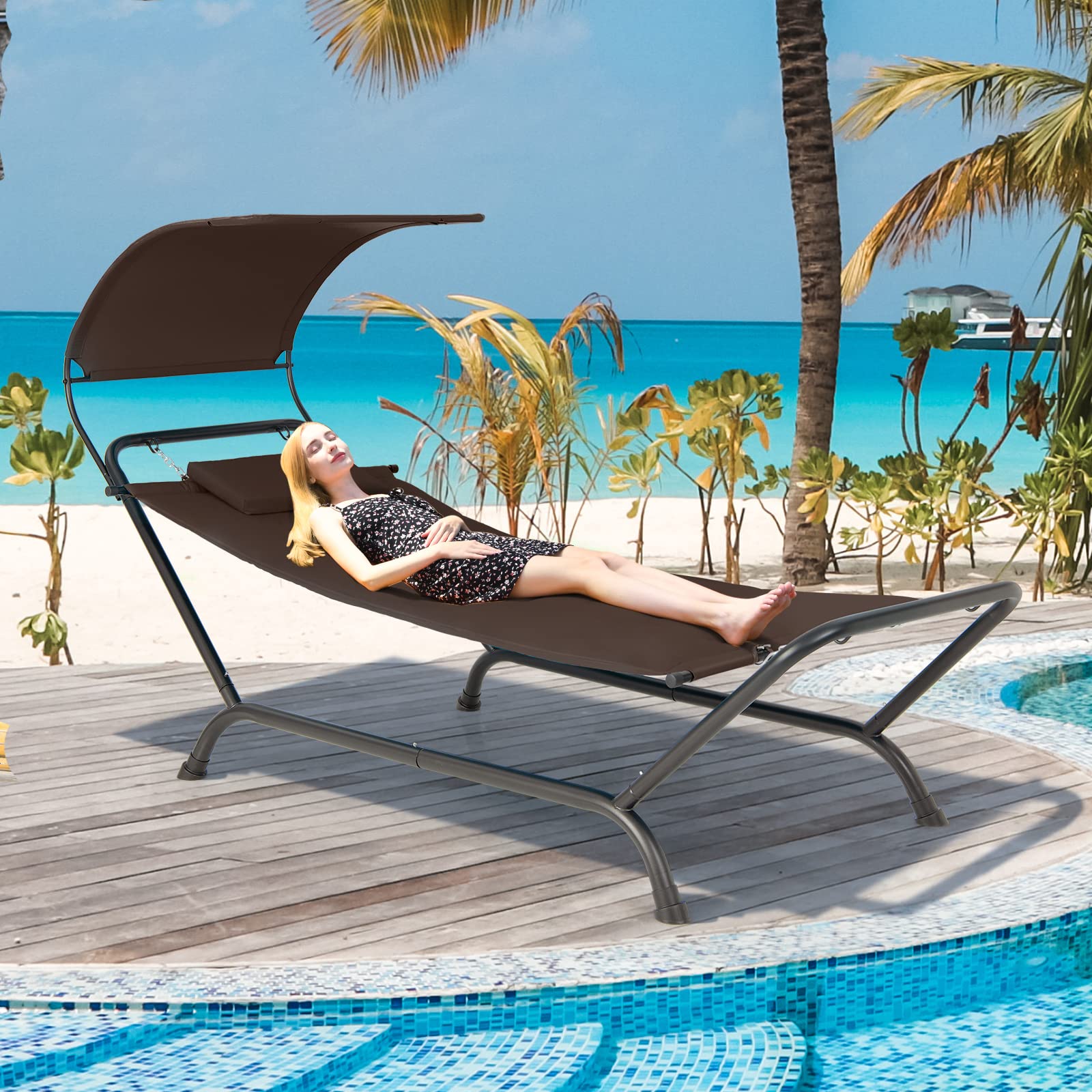 Giantex Outdoor Hammock with Canopy