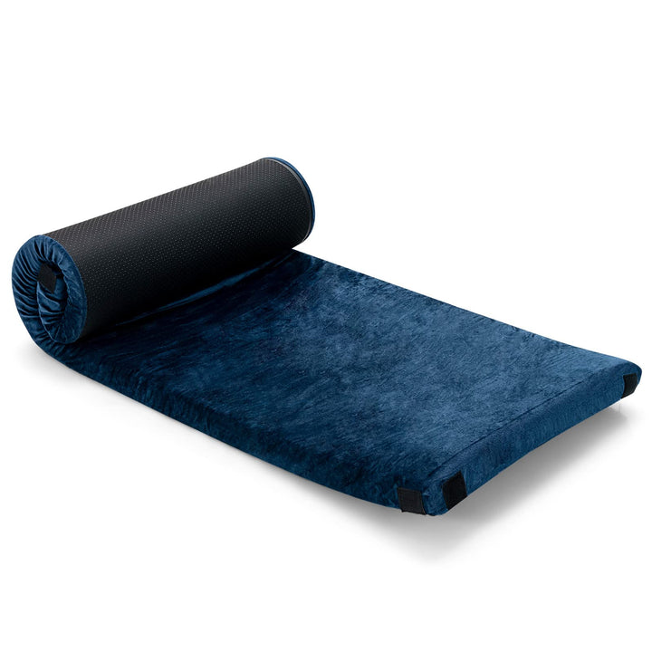 Giantex 72" Memory Foam Camping Mattress, Foldable Floor Guest Bed for Sleepover