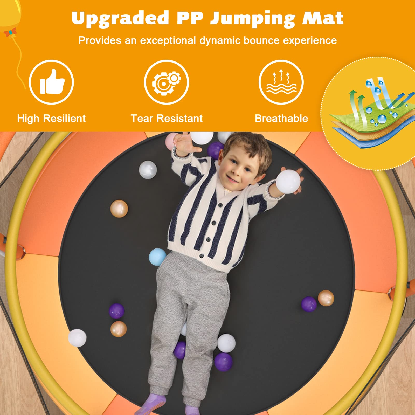 Giantex 60" Toddler Trampoline