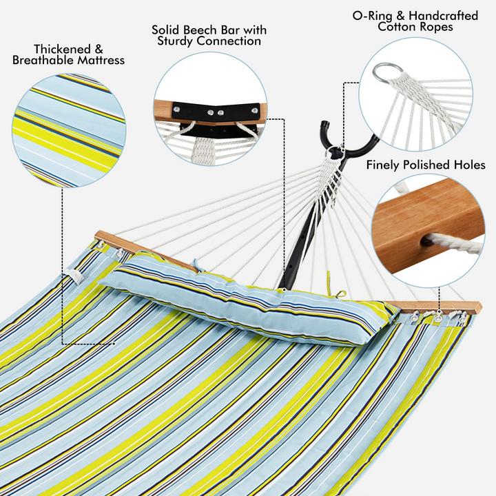 Hammock Swing Camping Hammock for Stand with Spreader Bar