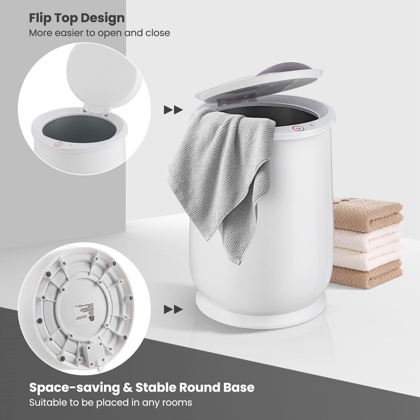 Giantex Towel Warmer Bucket for Bathroom
