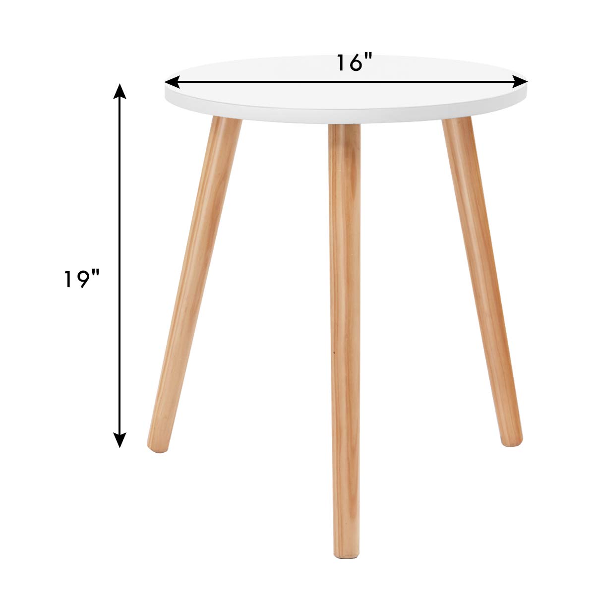 Giantex Round Coffee End Table