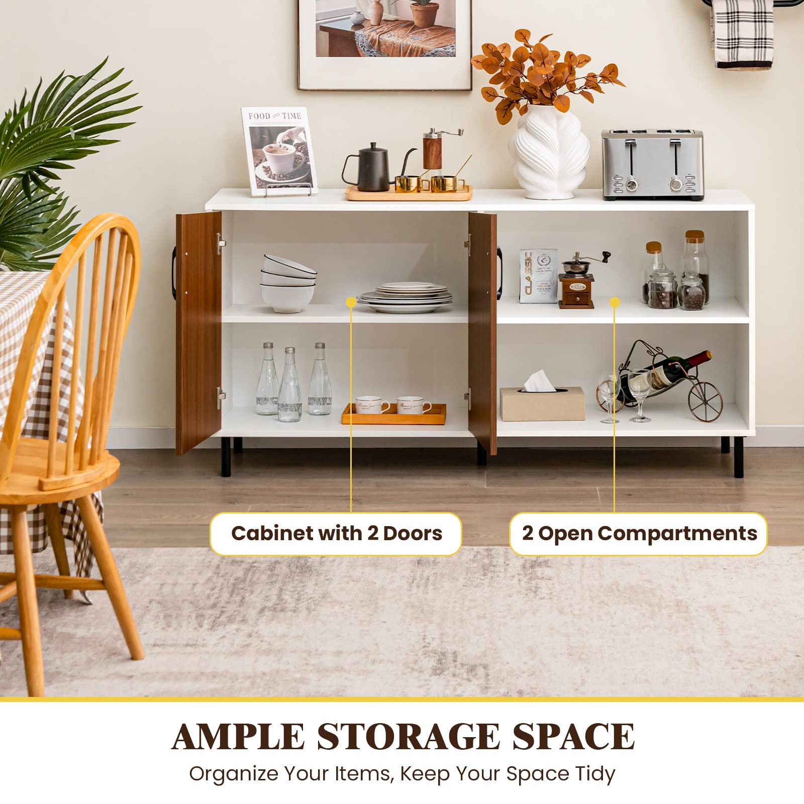 Giantex Buffet Sideboard, Modern Storage Cabinet