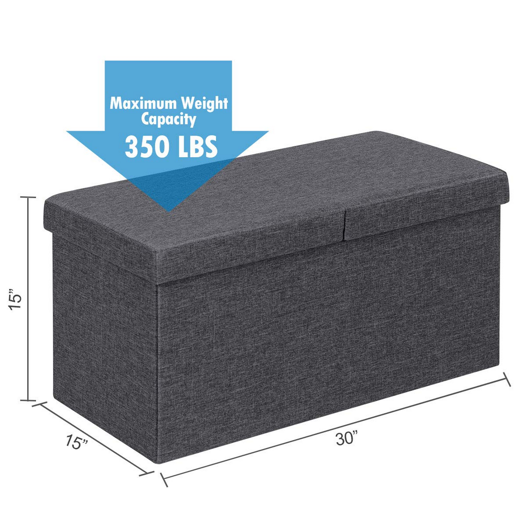 Giantex Folding Storage Ottoman 30 Inches W/ Lift Top