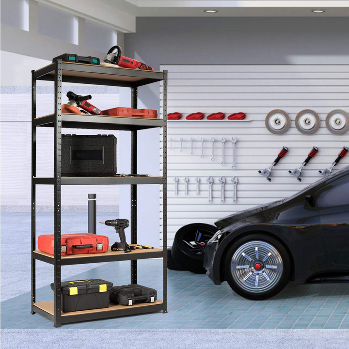 Storage Shelving Rack Utility Shelf 5-Tier | Heavy Duty 2750LBS Garage Shelves Shelving