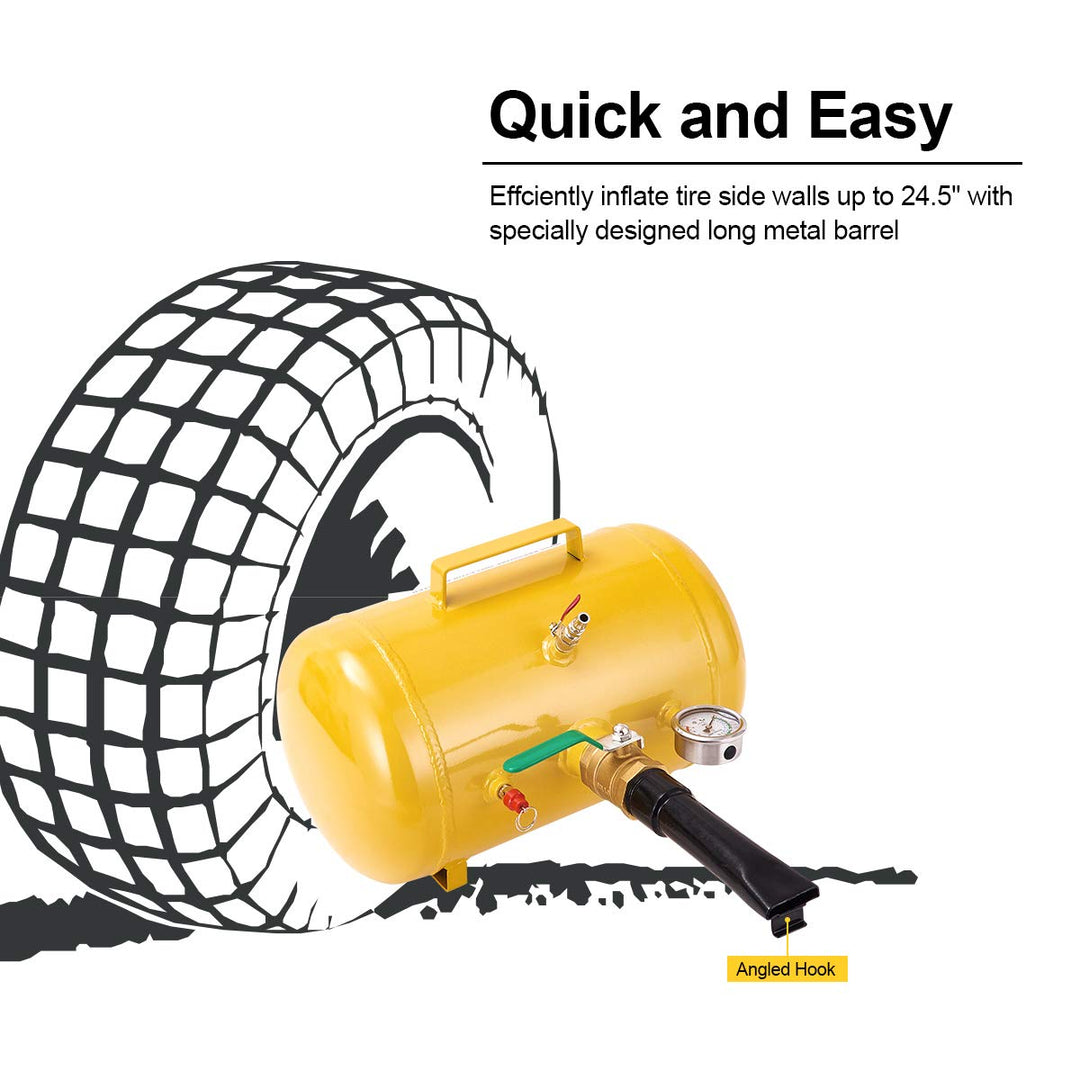 Giantex 5 Gallon Air Tire Bead Seater Blaster Tool Seating Inflator Truck ATV 145psi