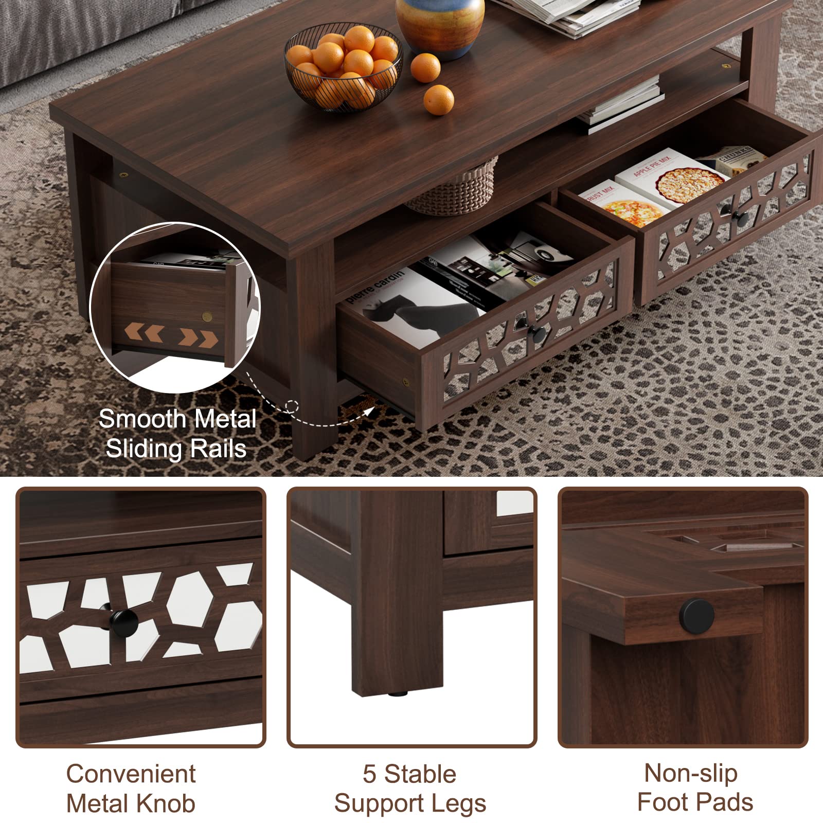 Giantex 3-Tier Coffee Table