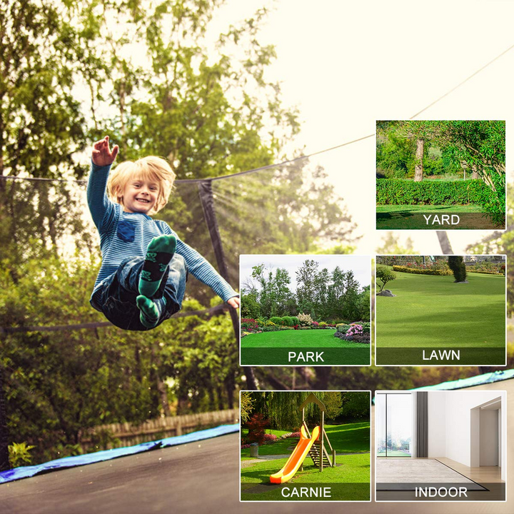 ASTM Approved 8 10 12 14 15 16Ft Trampoline for Adults Kids