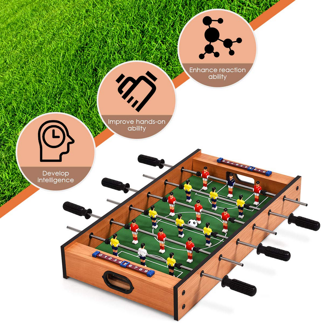 Giantex Multi Game Table, 2 in 1 Combo Mini Game Table Top w/ Soccer