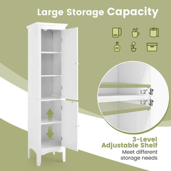Giantex Bathroom Tall Storage Cabinet