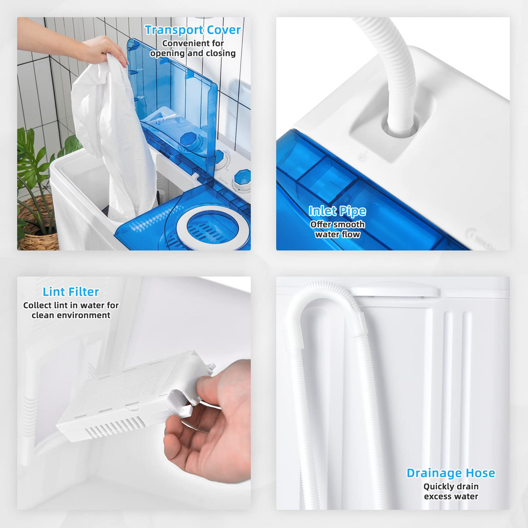 Portable Washing Machine w/Timer Control - Giantex