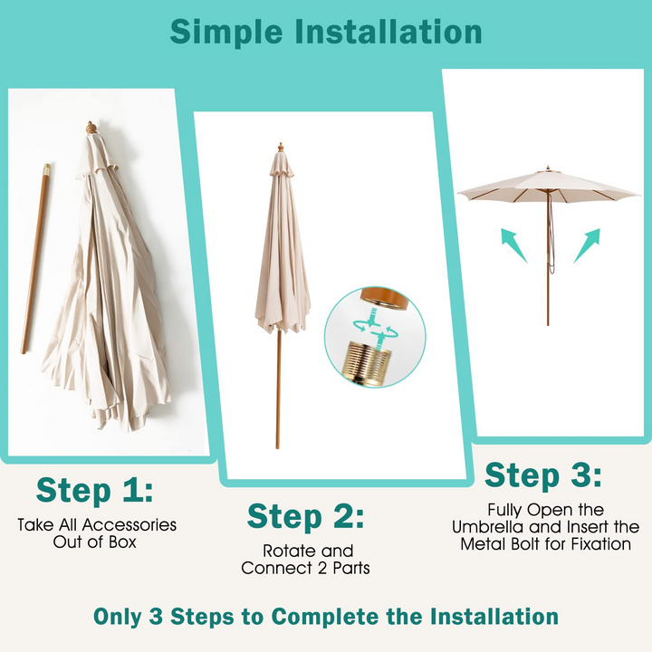 Giantex 10FT Patio Umbrella