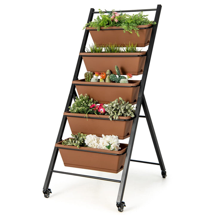 Giantex Vertical Planter Raised Bed on Wheels