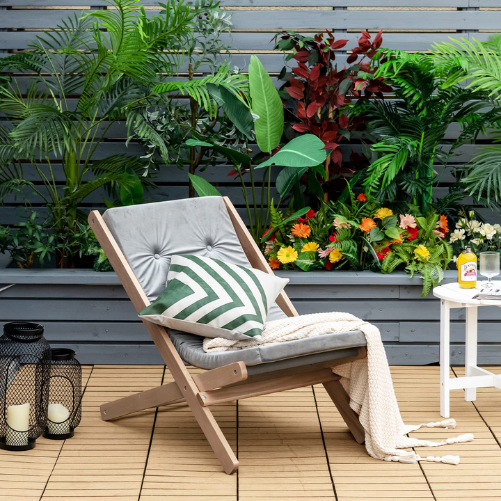 Giantex Beach Sling Chair, Outdoor Lounge Chair