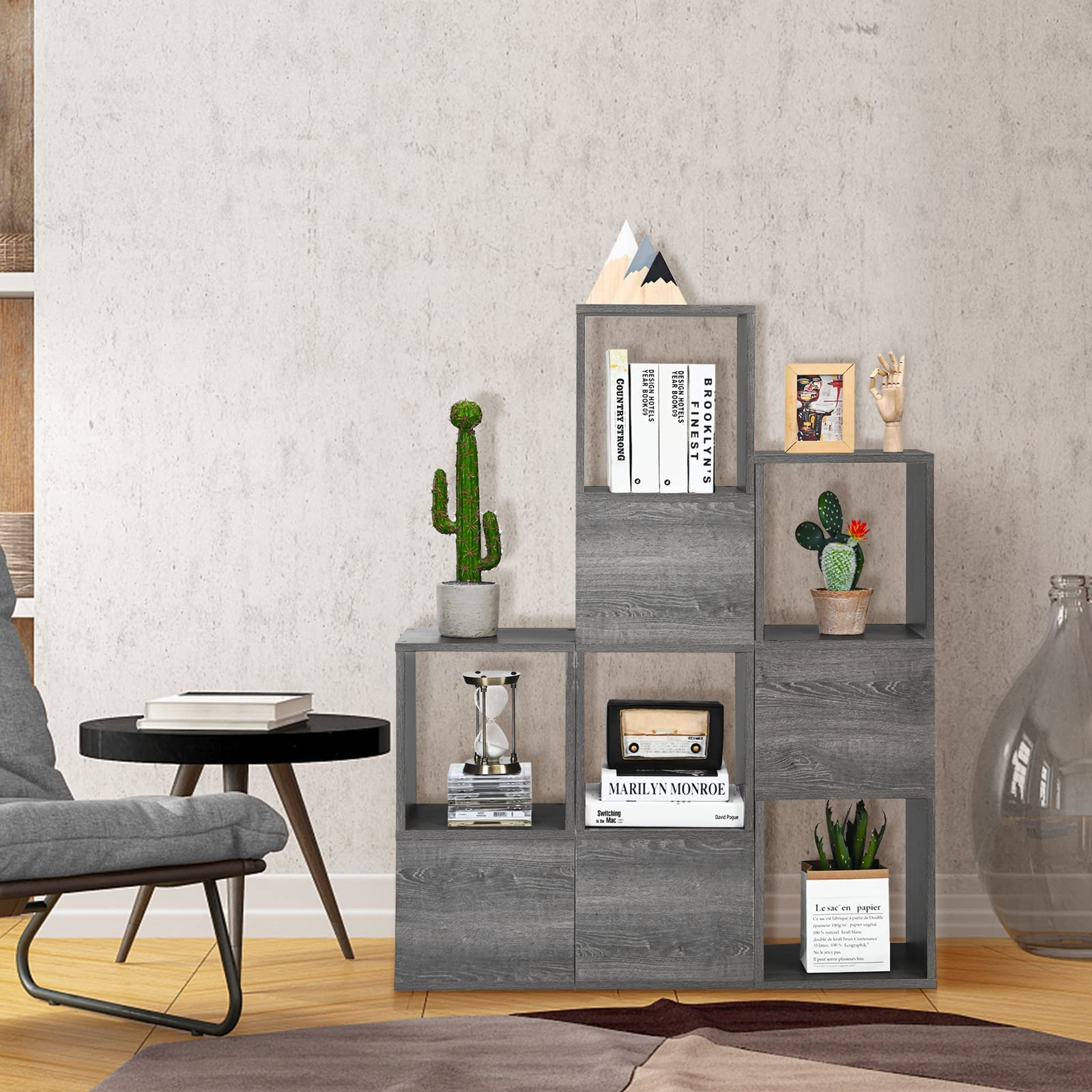 Giantex 9 Cube Storage Organizer, DIY Free Combination Bookcase