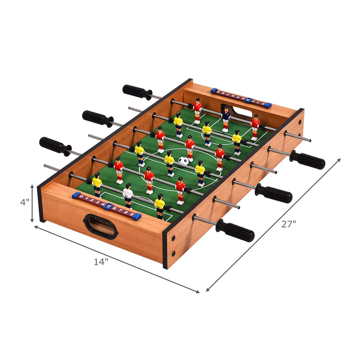 Giantex Multi Game Table, 2 in 1 Combo Mini Game Table Top w/ Soccer